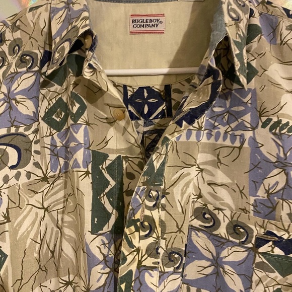 Bugle Boy Printed button down - Picture 2 of 3